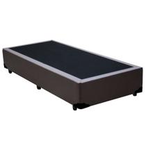 Cama Box Solteiro Sintético SerenePrime Marrom 88x188x40 Cama Box Solteiro Sintético SerenePrime Marrom 88x188x40