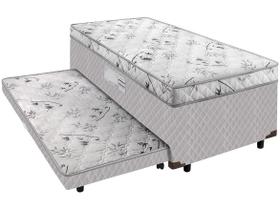 Cama Box Solteiro SMP Conjugada com Cama Auxiliar - Ortopédica 88x188cm Lightspuma Carol