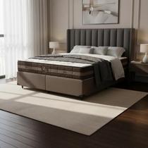 Cama Box Super King Colchão De Molas DAngelis Classic Superlastic 193x203x61cm Cama Box Super King Colchão De Molas DAngelis Classic Superlastic 193x203x61cm