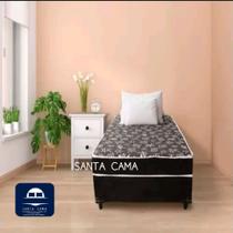 Cama Box Unibox Conjugada Solteirão 188x0,88 Luna Plus (preta)