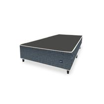 Cama Box Universal SOLTEIRO AMERICANO Evolution Tecido Jacquard Azul - 096x203