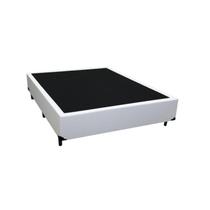 Cama Box Viúva 128 Bello Box - Tecido Sintético Branco Cama Box Viúva 128 Bello Box - Tecido Sintético Branco