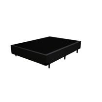 Cama Box Viúva 128 Tecido Suede Preto