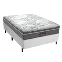 Cama Box Viúva + Colchão D33 Ibiza Mola Superlastic 128x188x60cm Várias Cores - VPRIME Cama Box Viúva + Colchão D33 Ibiza Mola Superlastic 128x188x60cm Várias Cores - VPRIME