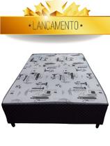 Cama Box Viuva Conjugada Ortopédico 128x188x43 (10cm)