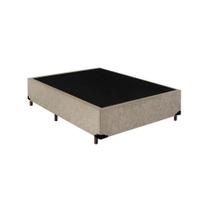 Cama Box Viúva Suede Loja Xerife Bege 40x128x188