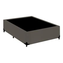 Cama Box Viúva Suede Turca Cinza 128x188x40 Cama Box Viúva Suede Turca Cinza 128x188x40