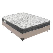 Cama Box Viúvo Bege e Colchão ISO 100 D33 Ortobom Cama Box Viúvo Bege e Colchão ISO 100 D33 Ortobom