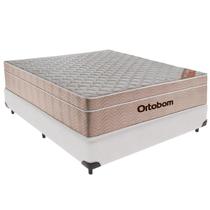 Cama Box Viúvo Branco + Colchão Airtech Molas Ensacadas Ortobom Cama Box Viúvo Branco + Colchão Airtech Molas Ensacadas Ortobom