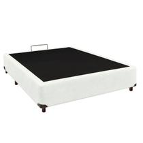 Cama Box Viuvo Branco Nature 128x188 Cama Box Viuvo Branco Nature 128x188