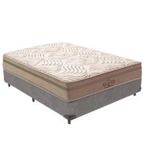 Cama Box Viúvo e Colchão Los Angeles Molas V-Store