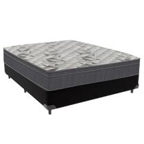 Cama Box Viúvo Preto e Colchão Airtech 100 D33 Ortobom Cama Box Viúvo Preto e Colchão Airtech 100 D33 Ortobom