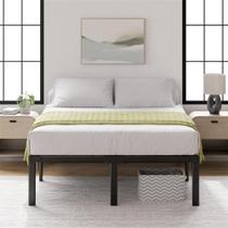 Cama Box Zinus Yelena 46 cm Estrutura Metálica Preta