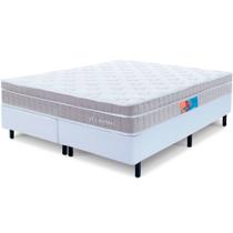 Cama BoxQueen Premium Molas Ensacadas com Espuma D33 Astronasa 158x198cm BF Colchões