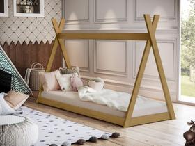 Cama Cabana Montessoriana Quarto Infantil em Madeira Resistente
