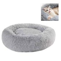 Cama Cachorro Cao Pet Gato Felino Caminha Nuvem 60cm Donut Rosquinha Macio Pelucia Confortavel Animal de Estimaçao