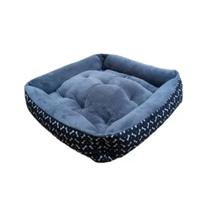 Cama Cachorro E Gato Caminha Pet G 60x60 Com Zíper Média Cinza