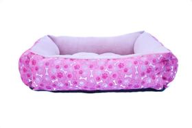 Cama Cachorro Gato Caminha Pet Tam.70x70 G Super Grande Rosa - EnxovaisBaratão