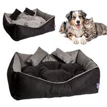 Cama Cachorro Grande 60x50 Caminha Lavável Fofinha Dog Preta