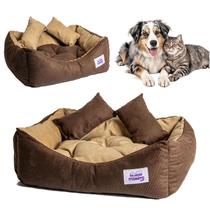 Cama Cachorro Grande 60x50 Caminha Lavável Fofinha Marrom Cama Cachorro Grande 60x50 Caminha Lavável Fofinha Marrom