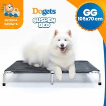 Cama Cachorro Grande Suspensa Caminha Pet Lavável Resistente Tamanho GG Preto Dogets Cama Cachorro Grande Suspensa Caminha Pet Lavável Resistente Tamanho GG Preto Dogets