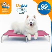 Cama Cachorro Grande Suspensa Caminha Pet Lavável Resistente Tamanho GG Rosa Dogets Cama Cachorro Grande Suspensa Caminha Pet Lavável Resistente Tamanho GG Rosa Dogets