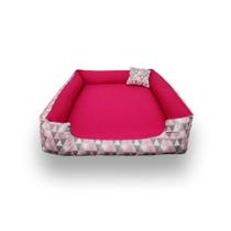 cama caminha cachorro grande cama retangular pet medio ou grande até 28kg medidas externas 70x80cm lavável com ziper