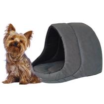 Cama Caminha Casinha Toca Iglu Sued para Cachorro e Gato - Vários Tamanhos e Cores
