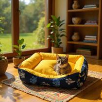 Cama Caminha Colchão Colchonete Pet Gato Cachorro Almofada Macio Lavavel Anti Friagem Tamanhos P M G Cama Caminha Colchão Colchonete Pet Gato Cachorro Almofada Macio Lavavel Anti Friagem Tamanhos P M G