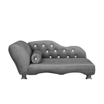 Cama Caminha Diva Pet Veludo Strass Cinza Dvinn Cama Caminha Diva Pet Veludo Strass Cinza Dvinn
