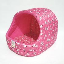 Cama Caminha Iglu Pets Casinha Gato Cachorro Iglu Médio Caminha Toca - NYLON - PINK