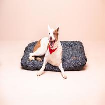 Cama Caminha Para Cachorro Gato Caminha Pet Dots Preta 80X60 Tamanho G