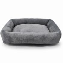 Cama caminha para pet confortável - cachorros e gatos - Estilo Nuvem Veludo - Fabrica Pet Tamanho:G