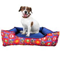 Cama Caminha Pet Cachorro Gato Estampa Mário Bros P M G Com Zíper Lavável Fibra Siliconada Cama Caminha Pet Cachorro Gato Estampa Mário Bros P M G Com Zíper Lavável Fibra Siliconada