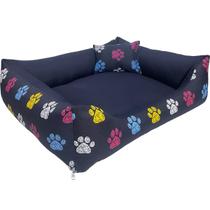 Cama Caminha Pet Cachorro Gato Grande 70x60 Capa Removível Com Zíper - Caminha de Cachorro