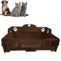 Cama Caminha Pet Para Cachorro e Gato de Madeira - MagicBox