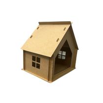 Cama Caminha Sofá Casa Para Pets Cachorros E Gatos Em Mdf Cru