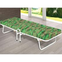 Cama Camping Dobrável Solteiro Com Colchão Portátil Resistente Para Viagem E Pesca Cama Camping Dobrável Solteiro Com Colchão Portátil Resistente Para Viagem E Pesca