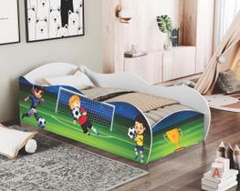 Cama Carro Futebol Meninos em MDF