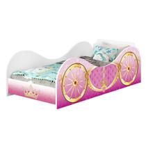 Cama carro infantil carruagem princesa menina Basoto Brasil