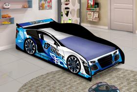 Cama carro infantil drift azul carruagem