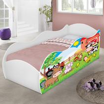 Cama carro infantil fazendinha menino c/colchao