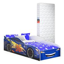 Cama Carro Infantil Para Quarto Menino Com Colchão