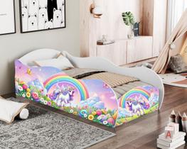 Cama carro infantil unicornio