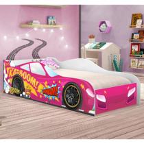 Cama Carro Kaboom Pink Solteiro