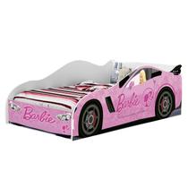 Cama Carro Solteiro Barbie Rosa Menina 100%MDF