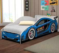 Cama Carro Solteiro Com Baú e Grade de Proteção Cama Carro Solteiro Com Baú e Grade de Proteção