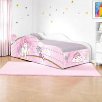 Cama Carro Solteiro Joy Unicónio Rosa Solteiro Com Colchão Cama Carro Solteiro Joy Unicónio Rosa Solteiro Com Colchão