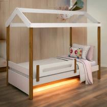 Cama Casa Elisa Branca com Colchão Cama Casa Elisa Branca com Colchão