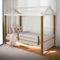 Cama Casa Eliz Branca Com Colchão - Divaloto